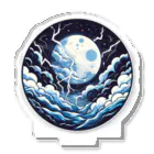 HMTの雷鳴と月「thunder and moon」 Acrylic Stand