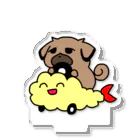 ペキニーズのふぅくん＊のえびふらいだーふぅ アクリルスタンド