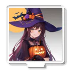 那須モバイル店の魔女っ子　ハロウィン アクリルスタンド