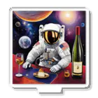 宇宙開発デザイン科の宇宙空間に合うワイン アクリルスタンド