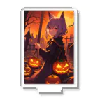 卯月なのかのHalloween Journey　-Human side-　〜カボチャが照らす一年で最も不気味で騒がしい夜の旅〜　No.3「お菓子もイタズラも」 Acrylic Stand