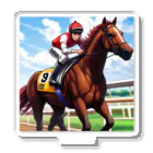 KSK SHOPの競馬(horse racing) Acrylic Stand