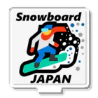 G-HERRINGのスノーボード（ snowboard ）素晴らしいボードライフをお祈りいたします。ご安全に！ アクリルスタンド