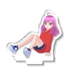 Mio ch. みおのみお (赤パーカー お座り) アクリルスタンド Acrylic Stand