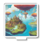 G7のショップの 幻想の浮遊アイランド コレクション（Fantastical Levitating Islands Collection） Acrylic Stand