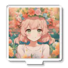 G7のショップの 花咲く彼方の美少女のアートコレクションBeauty Amidst Blossoms - Girl's Art Collection Acrylic Stand