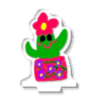 pikatti_yukiguniの花サボちゃん アクリルスタンド