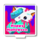 ぬいぐるみスタジオのハッピーハロウィン！【しろ】 Acrylic Stand