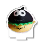 ヤマネコのうなぎバーガーのフェルトぬいぐるみ アクリルスタンド