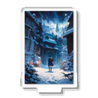 卯月なのかのMagical Winter Journey　〜雪に染められた銀世界の旅〜　No.2「永眠町　門前にて」 アクリルスタンド