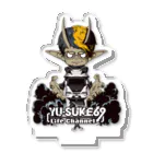 YU-SUKE69 Life Channel Goods shopのBLACK EYE CREA メインロゴ Acrylic Stand