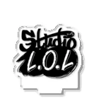 Studio L.O.LのStudio L.O.L モノクロロゴ Acrylic Stand