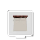 princemehraの Buy Glace Cotton Double Flat Bedsheet From RD Trend Acrylic Stand