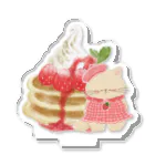 coeur.yu（クードットユー）のプーミーちゃんといちごのパンケーキ Acrylic Stand