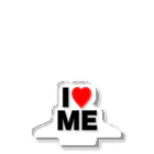 【シリーズ】おもしろ格言ショップの【おふざけシリーズ】I♡ME アクリルスタンド