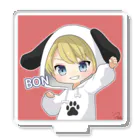 BONのグッズ売り場の新BONアイコングッズ アクリルスタンド