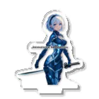 Japanesque_ImaginationのCyborg Ninja : Iris Nova Acrylic Stand