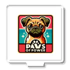 Urban pawsのパグチワワ「Paws of Power」 アクリルスタンド