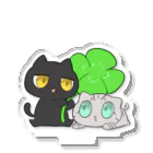 逃亡する猫「見世棚」のなかよし駅猫 Acrylic Stand