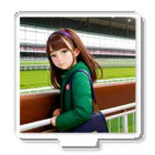 競馬大好きTBTショップ！の「競馬大好き！可愛い女の子が熱狂中！」 アクリルスタンド