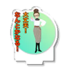 CASPROSTORESのYouTubeアニメ『俺ドル』LINEスタンプキャラグッズ 倫子B Acrylic Stand