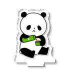 江姫みかん館【パンダ】の麦茶を飲むパンダ アクリルスタンド