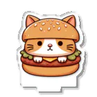 ゆるきゃら製作所の猫バーガー アクリルスタンド