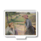 世界美術商店の2人の若い農夫 / Two Young Peasant Women Acrylic Stand