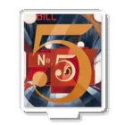 パブリックドメインさんのチャールズ・デムス charles demuth No5 金のNo.5 Acrylic Stand