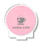 川上牧場のneko cafe（ピンク）デザインイラスト Acrylic Stand