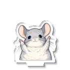 もふっとチンチラ🐭のばんざいチンチラ アクリルスタンド