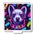 オダチャンショップのneon dog アクリルスタンド