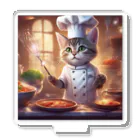 キャリーのcooking猫 アクリルスタンド