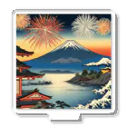 日本の風景 COOL JAPANの日本の風景、夏の風物詩、花火　Japan in summer、HANABI Acrylic Stand