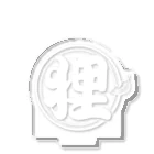 有限会社サイエンスファクトリーの総本家たぬき村 公式ロゴ/丸ベタ:white ver. アクリルスタンド