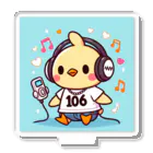 音楽ルー106のかわいいヒヨコ アクリルスタンド