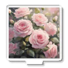okierazaのペールピンクのバラの花束 Acrylic Stand