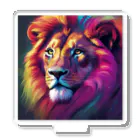 RC-yamaishiの虹色のライオン Acrylic Stand