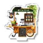 喫茶角砂糖のコーヒーカート アクリルスタンド