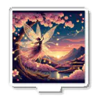 風光と妖精の桜と光の妖精 アクリルスタンド