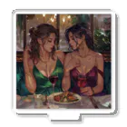 AQUAMETAVERSEの料理を満喫するセクシー美女 アメジスト 2846 アクリルスタンド