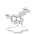 シンプルなケミカルたち。の精神安定 セロトニン（ブラック）Serotonin（Black） アクリルスタンド