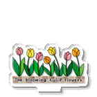 sari'sのThe blooming tulip flowers アクリルスタンド