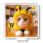 終わらない夢🌈のミツバチ🐝のコスプレをした🐱にゃんこ🐾 アクリルスタンド