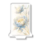 cute styleのLucky Flower Silver Blue Acrylic Stand