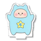 machooooonのおくるみスターちゃん(ライトブルー) アクリルスタンド