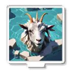 かてこの洋服販売所のWater goat アクリルスタンド