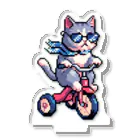 暴走三輪車の暴走三輪車お猫様 Acrylic Stand