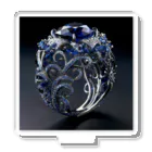 AQUAMETAVERSEの高価で魅力的なサファイアの指輪　BLUE PLUM  691 Acrylic Stand