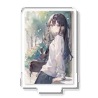 恋愛ヒントブックのいつも大人しい女の子 Acrylic Stand